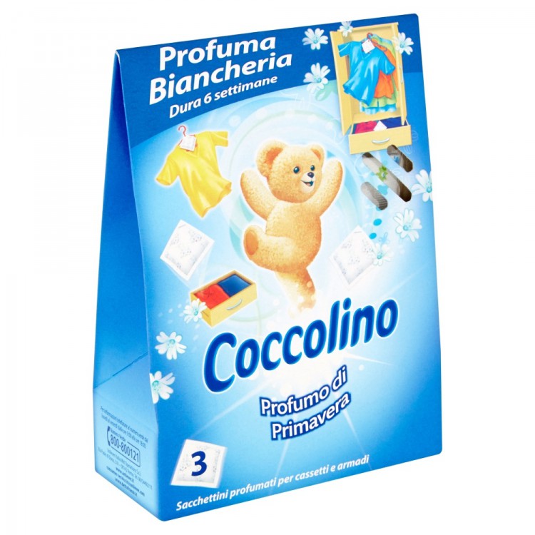 Coccolino vonné sáčky 3ks Primavera modr | Prací prostředky - Ostatní Coccolino vonné sáčky 3ks Primavera modr | Prací prostředky - Ostatní